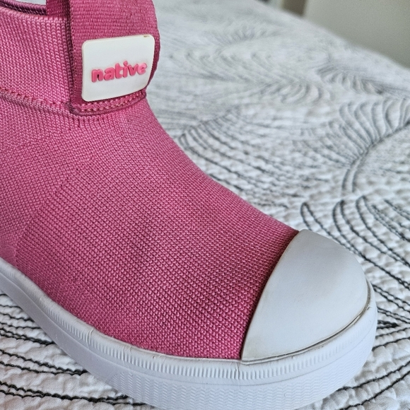 VGUC Native Jefferson Hydroknit Boot Hollywood Pink Girls - Picture 2 of 14